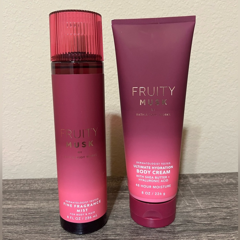 Bath and Body Works Fruity Musk Set